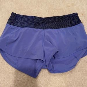 Purple Lululemon shorts